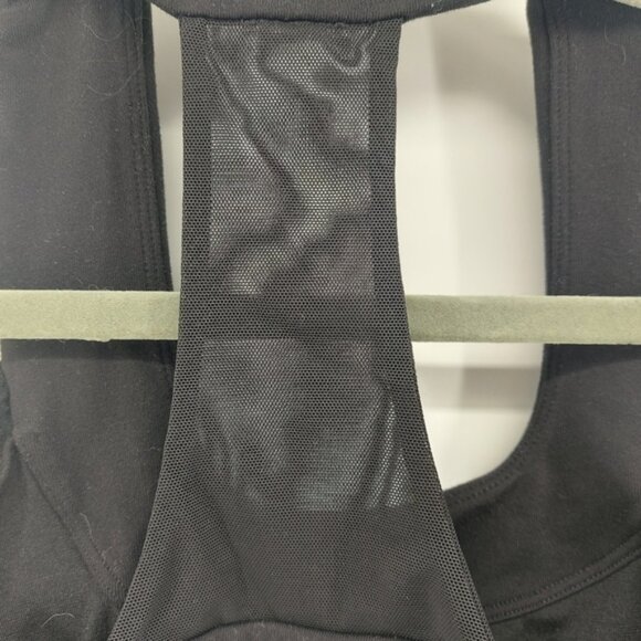 Lululemon Athletica Black Tank Top with Mesh Strap Size 4 - Picture 4 of 5